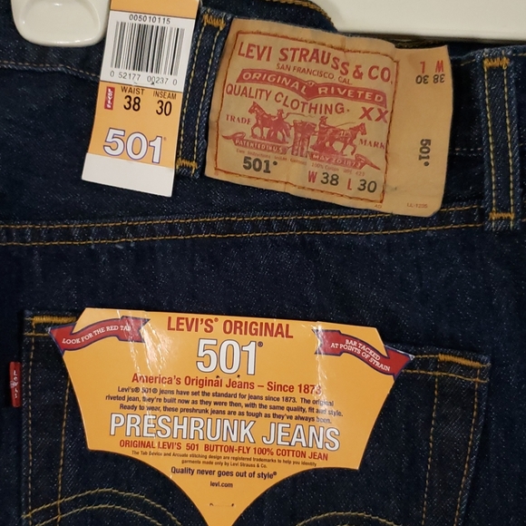 Levi's Other - 501 button fly 38W30L